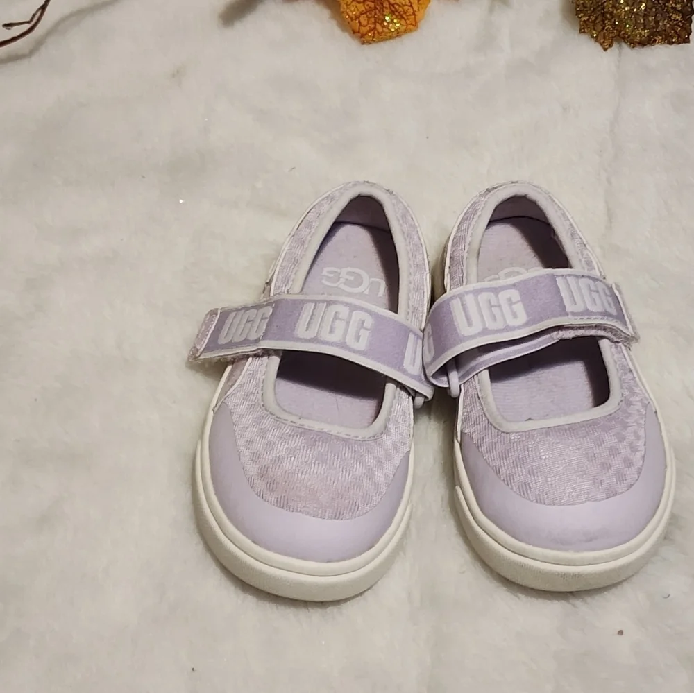 UGG Kids' Purple Mary Jane Shoes
